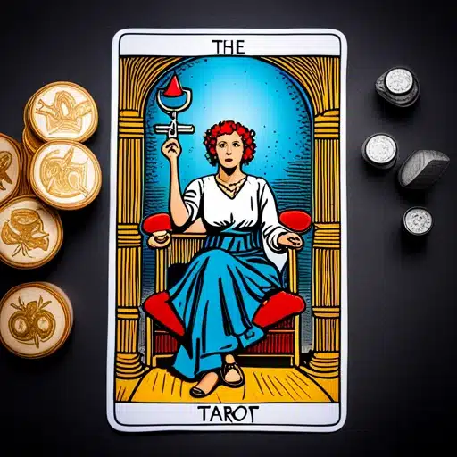 Carta del tarot y brujeria